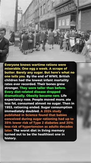 1940s War Rations Were Miserable — But They Made the Human Body Stronger Than Ever