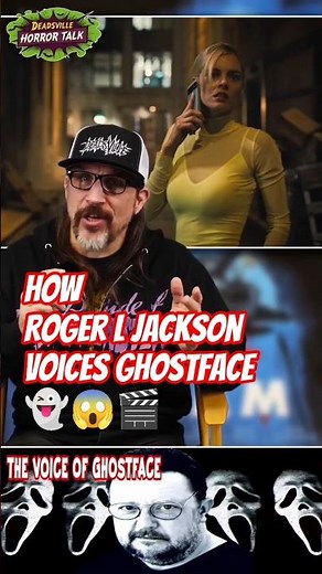 SCREAM Roger L Jackson Voice of GHOSTFACE #scream7 #shorts