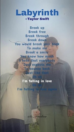 Labyrinth - Taylor Swift (lyrics) #labyrinth #taylorswift #lyrics #trending #shorts #song #parkbogum