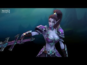 Stylized Elf Female Warrior: Features Overview