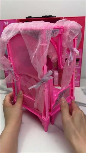 Satisfying with unboxing cute Princess Bedroom play set review toys