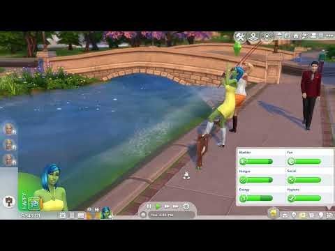 Sims 4 fishing