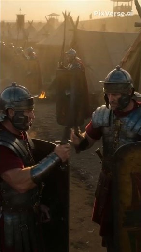 🛡️Legioni Romane in Accampamento | #imperoromano #shorts