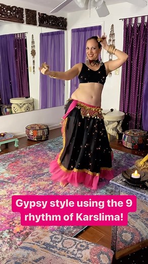 8.8K views · 843 reactions | Drill a basic Cabaret step touch combo with zills. Gypsy style using the 9/8 rhythm of Karslama! Learn it with me in my video collection (link in bio) | Ansuya | Facebook