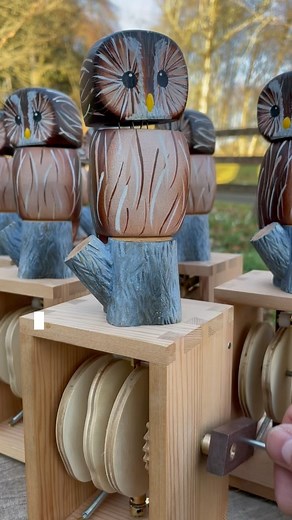 51K views · 302 reactions | I currently only have 4 of the 10 Owl automata left for sale. Priced at £260 each. International shipment available. Please go to my website for more info. Link in bio⬇️ #owl #automata #automaton #creative #creativeart #gift #oliverpett #mechanicalcreations | Mechanical Creations | Facebook