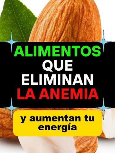 ALIMENTOS QUE ELIMINAN LA ANEMIA Y AUMENTAN TU ENERGIA #alimentos #anemia #frutas #nutricion #consejos #salud #tips #ConSantanderConecto