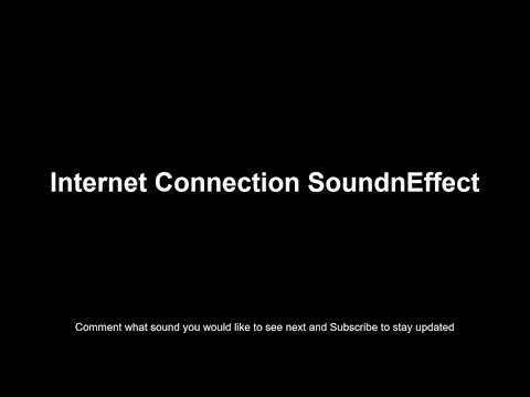 Internet Connection Sound Effect