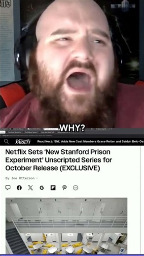 Netflix is Making a Stanford Prison Experiment reality show?! Get help NETFLIX! 📺 #RealityTV