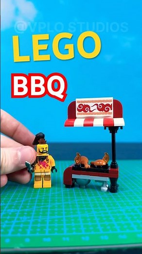 How to build a LEGO BBQ 🍖