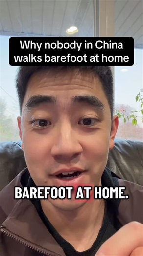 Your TCM Guide on Instagram: "Most people think walking barefoot at home is harmless… but in Traditional Chinese Medicine, your feet are one of the most powerful gateways into your body. Cold from the floor can slip in through the meridians on the soles of your feet and slowly weaken your circulation, digestion, and overall energy without you noticing. This is why Chinese households are obsessed with wearing indoor slippers — it’s not superstition, it’s prevention. Once you understand how TCM vi