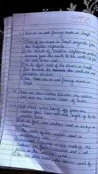 Class 10th. Geography Lesson:-Physiography and Drainage.