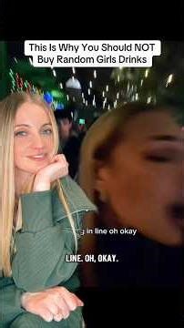 Don’t buy random girls drinks…‪@AJB_Talks‬ for full original video #shorts