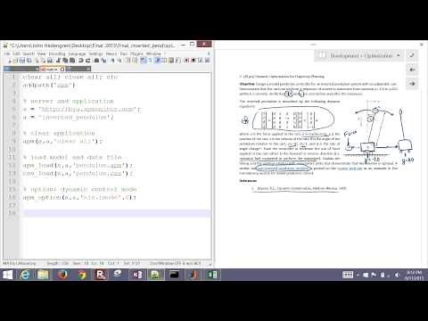 Inverted Pendulum Optimal Control