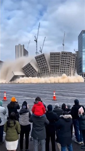 This Massive Building Collapse in Second #buildingcollapse