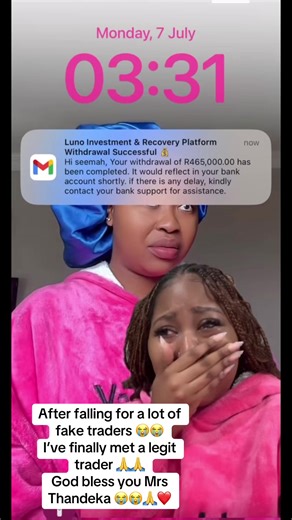 Seemah's Investment Success with Luno in South Africa