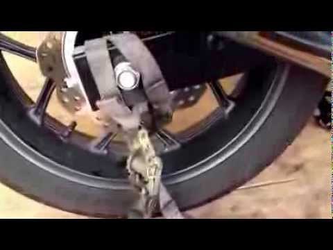 Honda NC700X center stand/spring instal
