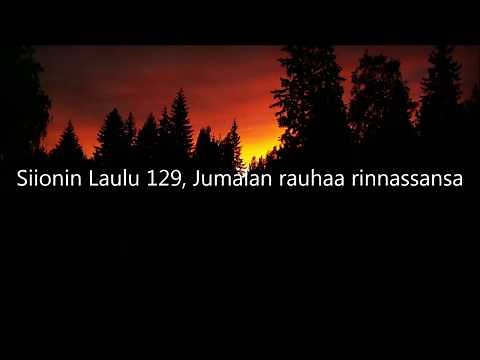 Siionin Laulu 129, Jumalan rauhaa rinnassansa (vanha)