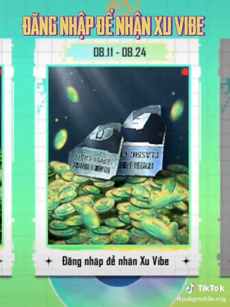 Nhận ngay trang phục VĨNH VIỄN cực ngầu khi tham gia chuỗi sự kiện VIBE'N DRIVE 😎 Vào PUBG MOBILE ngay thôi! 😉 #PUBGMOBILEVN