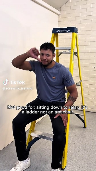 Wenrer Fibreglass Step Ladder Uses and Misuses