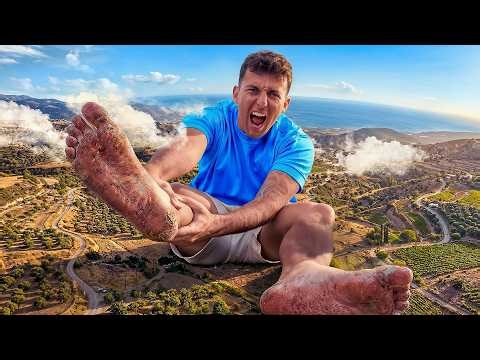 Je Traverse un Pays entier Pieds Nus.