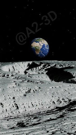 How Earth looks from Moon