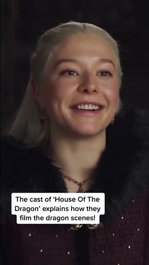 The Cast Of 'House Of The Dragon' Explains How They Film The Dragon Scenes!