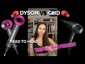 Head to Head I Dyson Supersonic Hairdryer Vs GHD Air Hairdryer I HONEST REVIEW