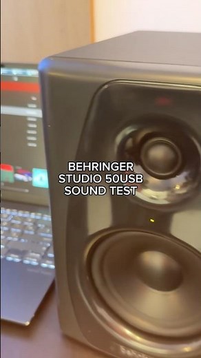 Prueba de sonido. Monitores de estudio con interface usb. Behringer Studio 50USB $750.000
