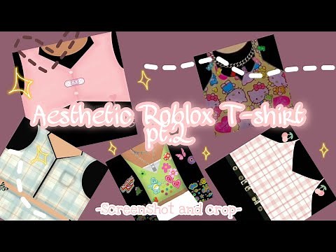 Aesthetic Roblox T-shirt pt.2|Dellydear