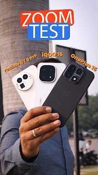 120x Zoom Test - OnePlus 15 vs iQOO 15 vs realme GT 8 Pro | Best Flagship Camera #shorts
