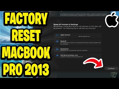 How To Factory Reset Macbook Pro 2013
