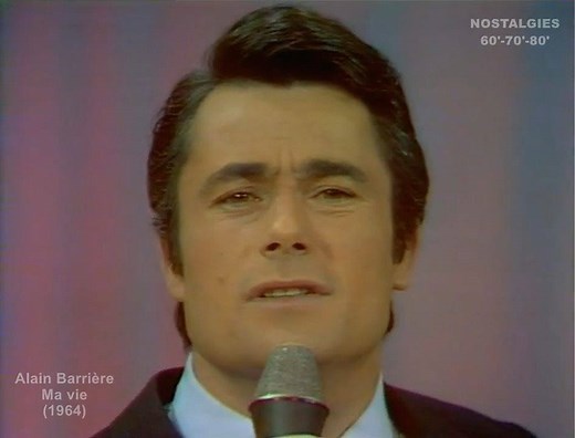 60's... "Ma vie... J'en ai vu des amants. Ma vie... L'amour ça fout le camp. Je sais. On dit que ça revient. Ma vie... Mais c'est long le chemin..." #AlainBarrière | Nostalgies 60'-70'-80'