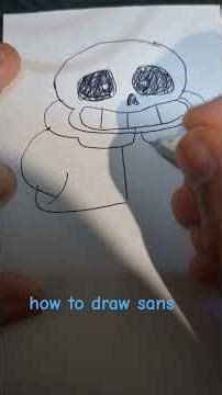 how to draw sans #undertale #deltarune #art #shorts
