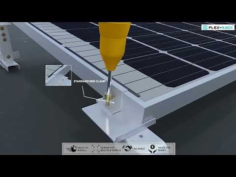 Flex Rack - The flexible solar mounting system for flat roofs