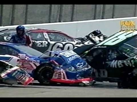 2002 Aaron's 312 Crash at Talladega LIVE
