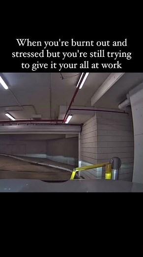 When you're burnt out and stressed but you're still trying to give it your all at work.