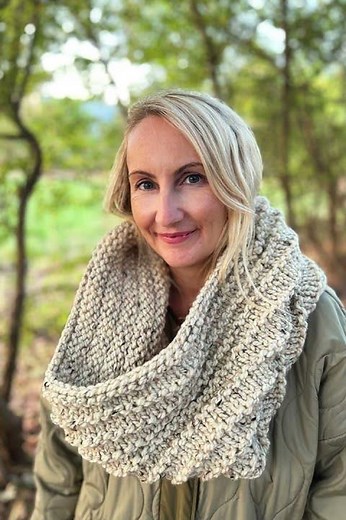 Snood Knitting Pattern Free + Easy