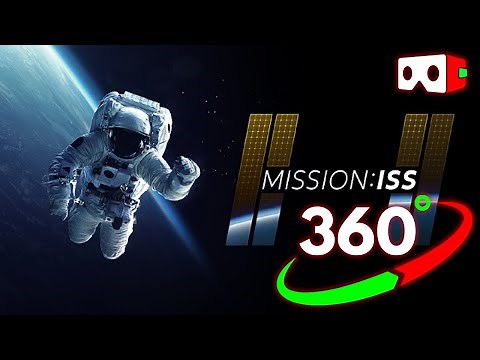 360° VR International Space Station with EVA Mission ISS for Virtual Reality