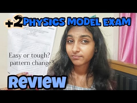 +2 physics model exam review! #studyvlog #studywithme #examtips #plustwo #plusone #sslc #malayalam
