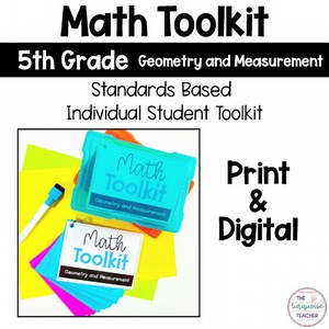 Math Tool Kit Geometry & Measurement 5th Grade Distance Digital & Print Google