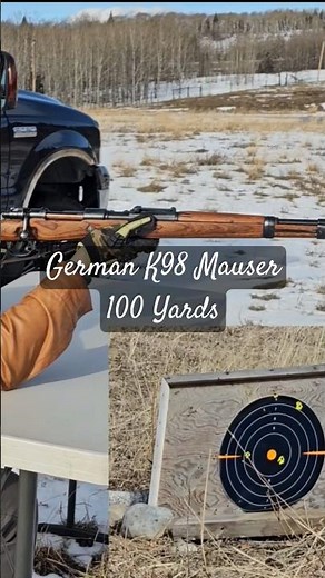 German K98 Mauser - 100 Yards