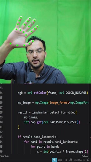 AI Hand Tracking #artificialintelligence #pythontutorial #computervision