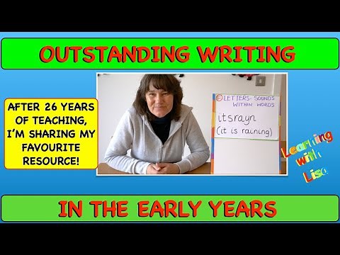How to teach Ofsted outstanding writing in the Early Years