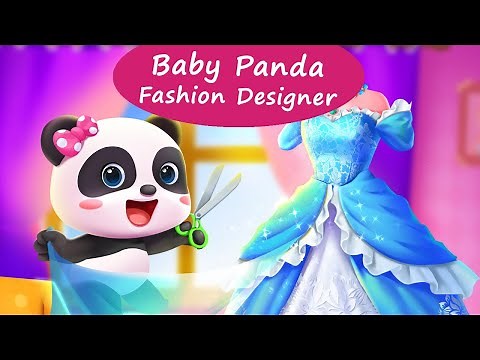 Baby Panda Fashion Designer - Open a Clothing Store and Learn How to Make Clothes | BabyBus Games