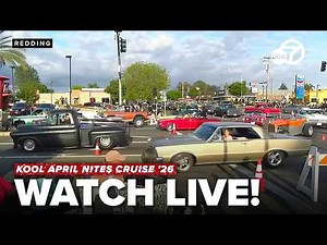 The 2026 Kool April Nites' Cruise LIVE in Redding!