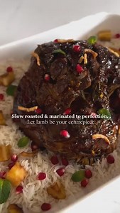 Ditch the ordinary menu 😴✨ Turn any meal into a celebration with our slow-roasted leg of lamb, marinated in rich pomegranate molasses 🍇🐑 Juicy, tender, and packed with bold flavor — the perfect centerpiece for your next gathering 🔥🍽️ | New Zealand Spring Lamb