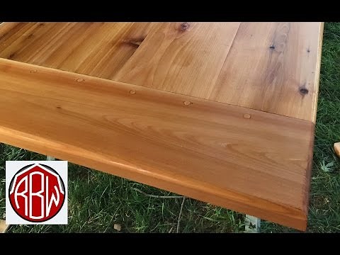 Table Top From Cedar Lumber