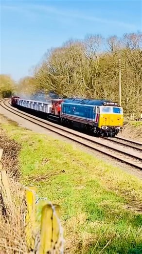 Great Central Railway Network SouthEast BR Class 50 50017 on a freight train