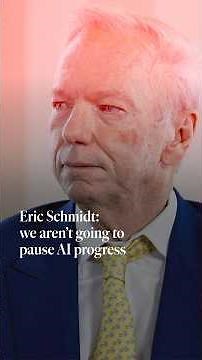 Eric Schmidt: we aren’t going to pause AI progress | The Economist