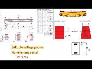 BAEL:ferraillage poutre manuel,excel.